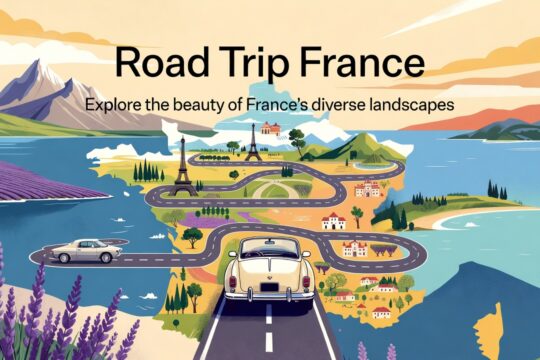 carte de france road trip