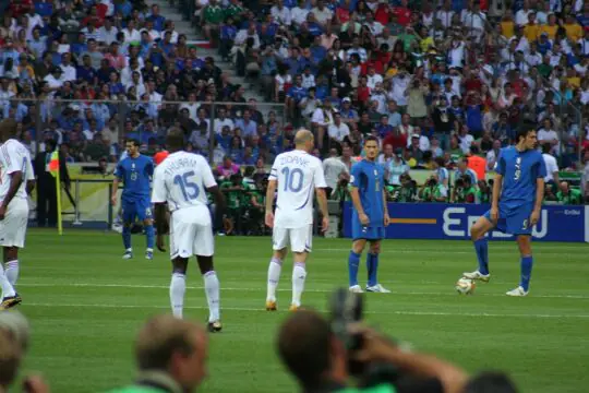 Zidane joua son dernier match contre l’Italie, un match inoubliable pour le génie du football